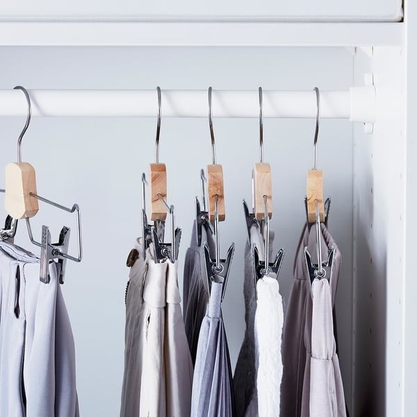 BUMERANG Trouser/skirt hanger chromeplated IKEA