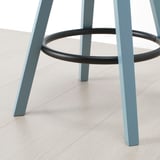 DALFRED Bar stool, grey-blue, 63-74 cm