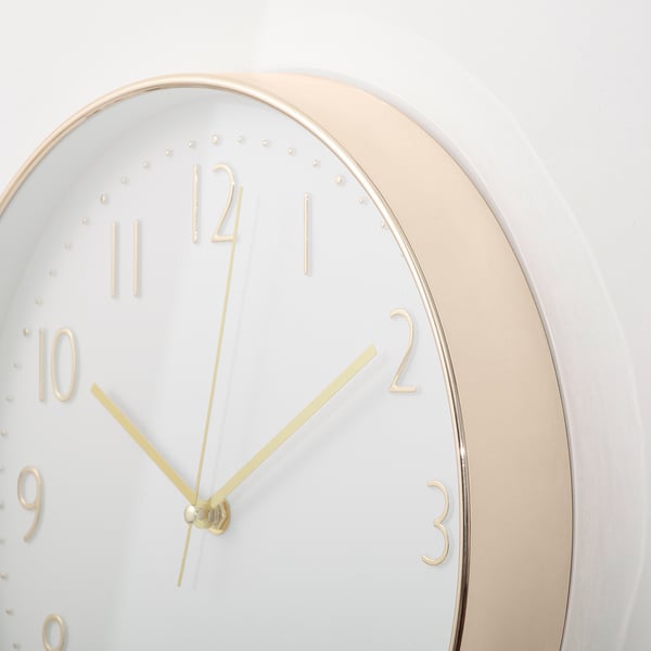 Dillade Wall Clock Gold Colour 30 Cm Ikea