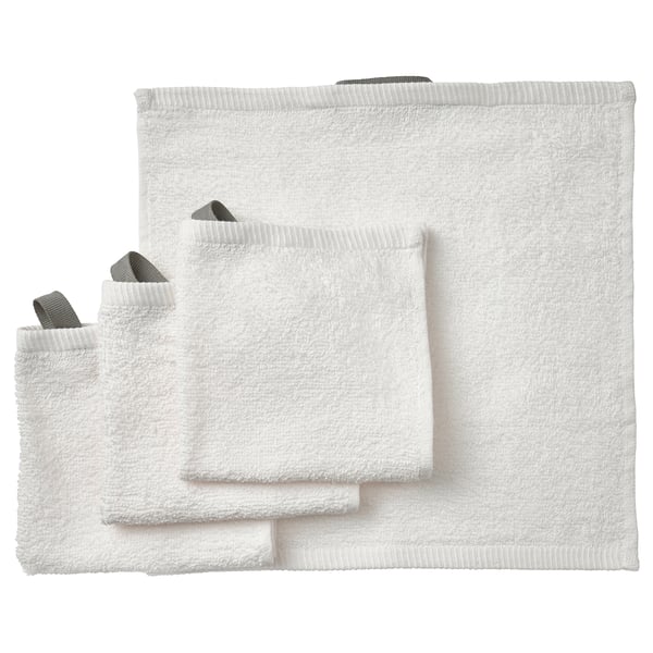 DIMFORSEN washcloth, white, 30x30 cm IKEA