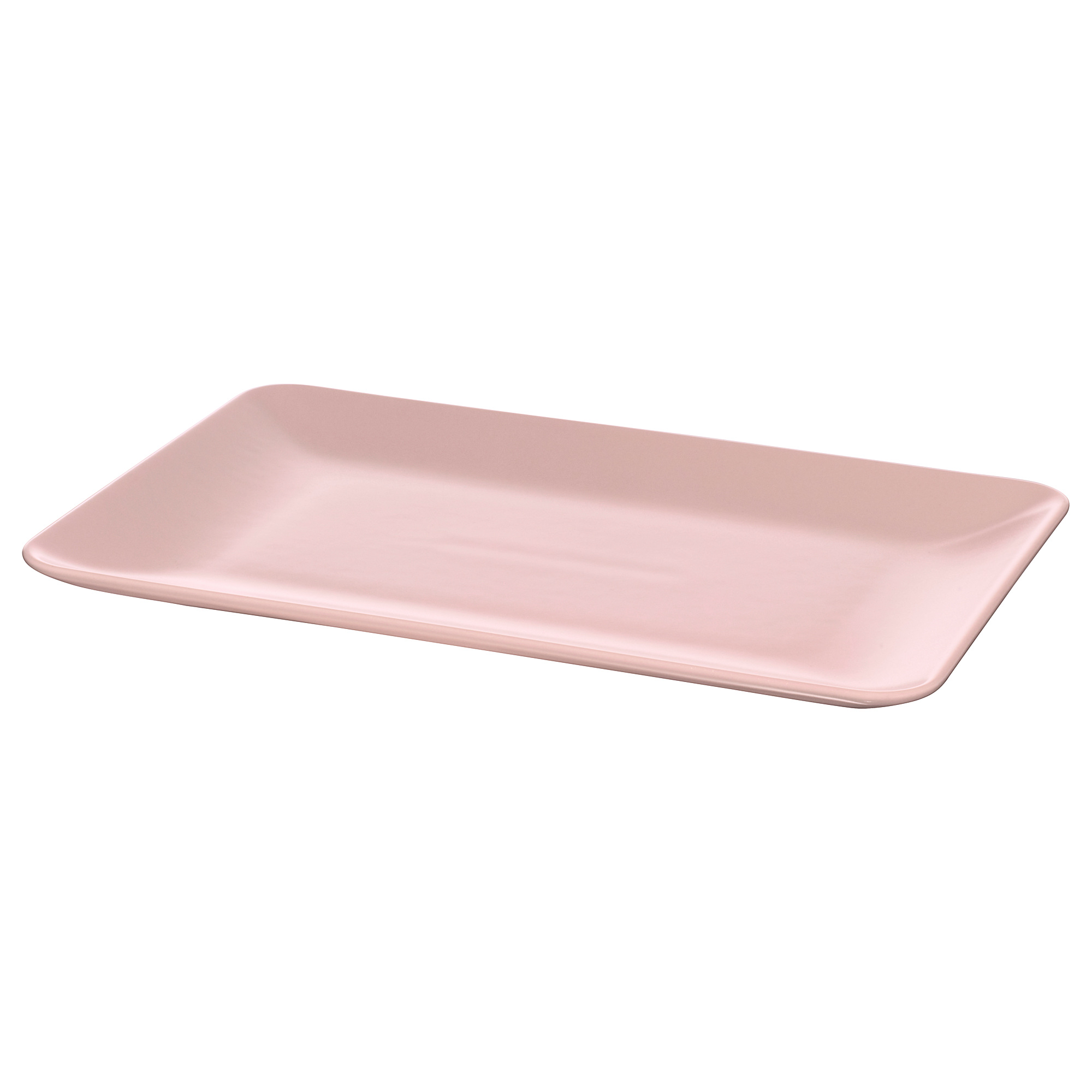 DINERA Plate, light pink, 30x20 cm IKEA