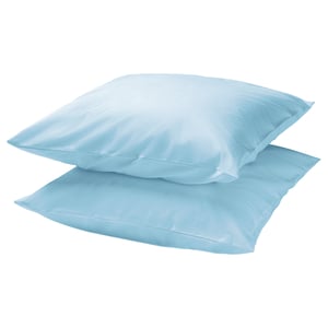 DVALA Pillowcase, light blue, 65x65 cm