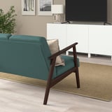 EKENÄSET 2-seat sofa, Kelinge grey-turquoise