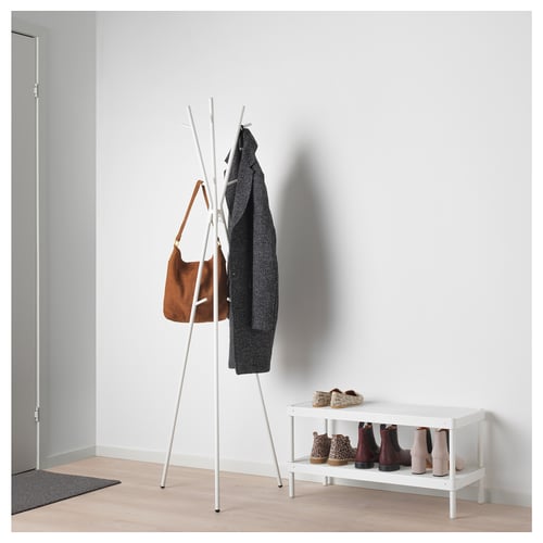 EKRAR hat and coat stand, white, 169 cm IKEA
