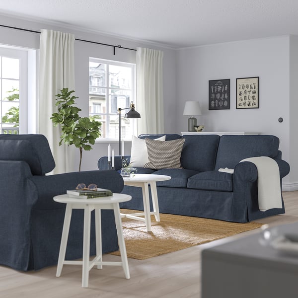 EKTORP 3-seat sofa, Kilanda dark blue