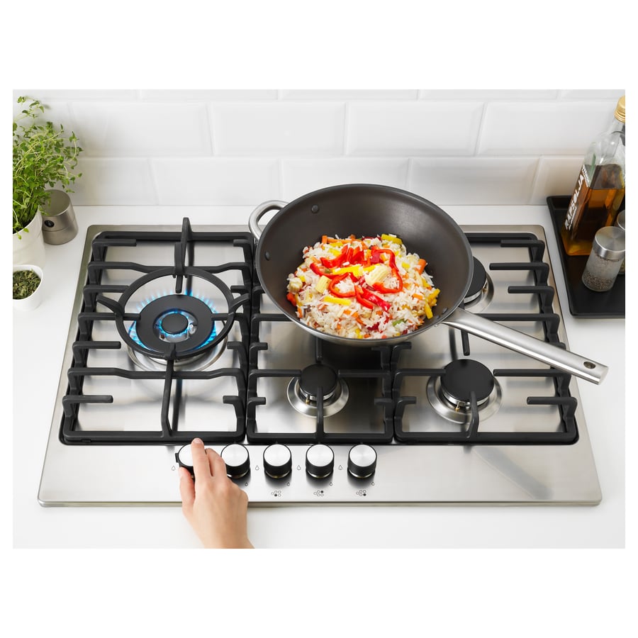 ELDSLÅGA Gas hob, stainless steel IKEA