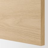 ENHET Base cabinet for oven with drawer, white/oak effect, 60x62x75 cm