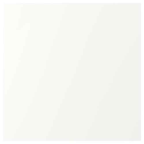 ENHET white cabinet; modern, sleek design. Resilient, plastic-coated particleboard; stylish, minimalist shape.
