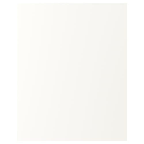 ENHET white cabinet, rectangular, plastic foil surface, 10-year warranty.