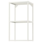 ENHET wall fr w shelves, white, 40x30x75 cm - IKEA