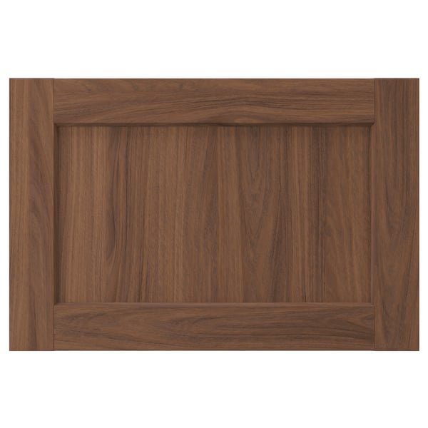 ENKÖPING Drawer front, brown walnut effect, 60x40 cm