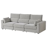 ESKILSTUNA 3-seat sofa, Tallmyra white/black