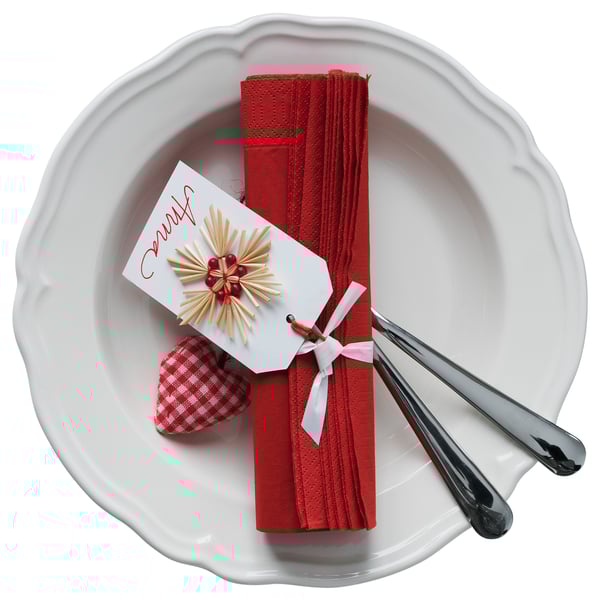 Buy Fantastisk Paper Napkin Red Online Ikea