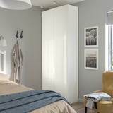 FARDAL Cover panel, high-gloss white, 37x236 cm