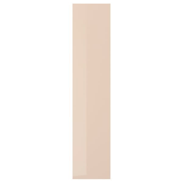 FARDAL Door, high-gloss light orange, 50x229 cm