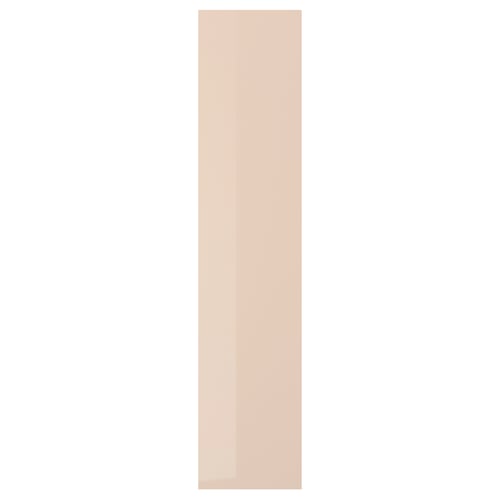 FARDAL tall, light orange glossy door. Modern design, rectangular shape.