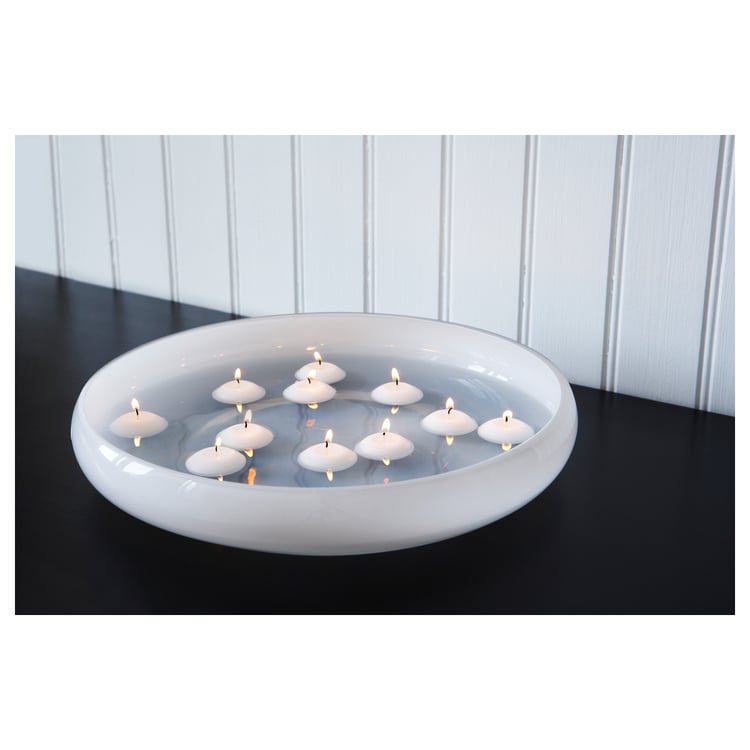 FENOMEN unscented floating candle, natural IKEA