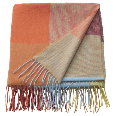 FLIKHAGTORN Throw, multicolour, 120x160 cm