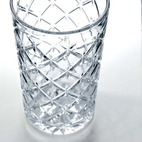 FLIMRA glass, clear glass/patterned, 42 cl IKEA