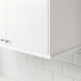 FÖRBÄTTRA Rounded deco strip/moulding, white, 221 cm