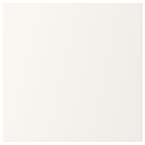 FONNES storage door, white, particle board, rectangular.