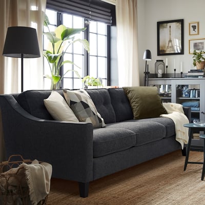 FRÖSLÖV 3-seat sofa, Hyllie dark grey