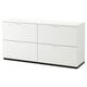 GALANT Storage combination with filing, white, 160x80 cm