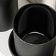 GANSJÖN 3-piece bathroom set, black - IKEA