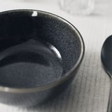 GLADELIG Bowl, dark grey, 14 cm