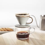 GLADELIG Coffee filter, ceramic/beige
