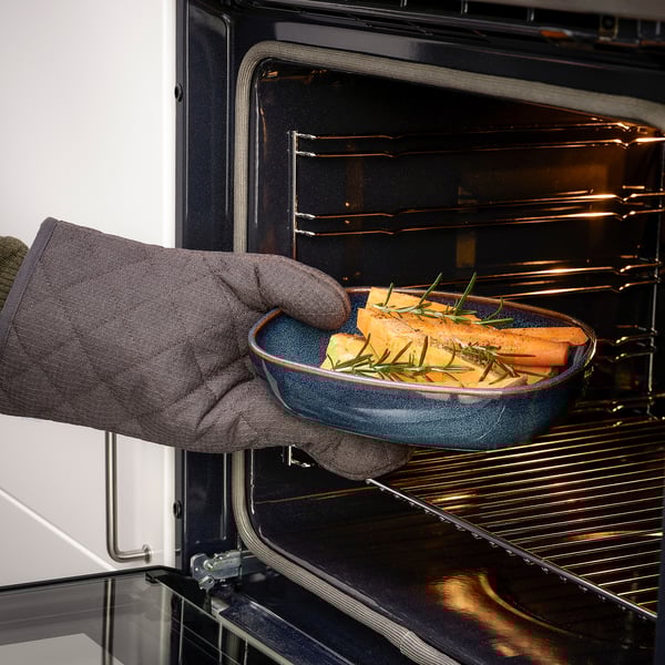 GLADELIG Oven dish, set of 2, blue