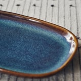 GLADELIG Plate, blue, 20x13 cm