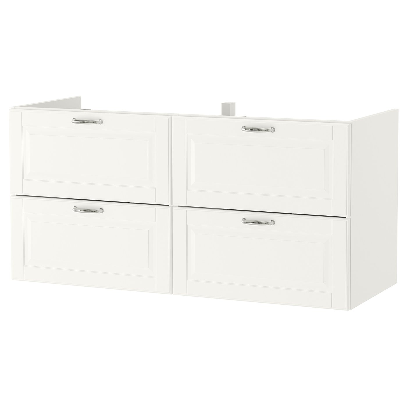 Godmorgon Wash Stand With 4 Drawers Kasjon White 120x47x58 Cm Ikea