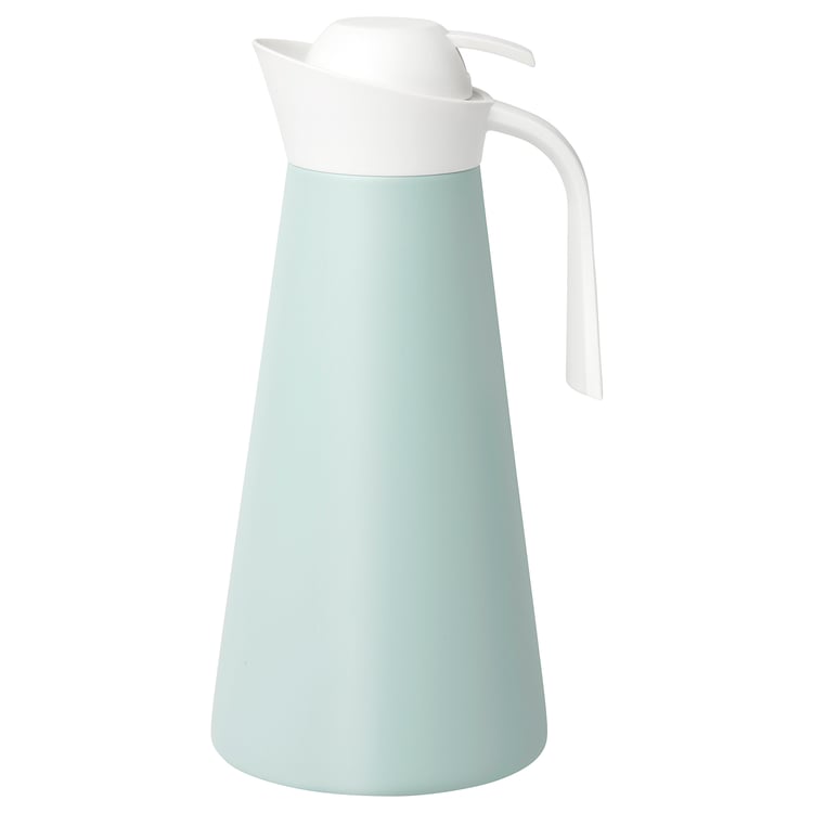 GOKVÄLLÅ vacuum flask, light blue, 1.5 l IKEA