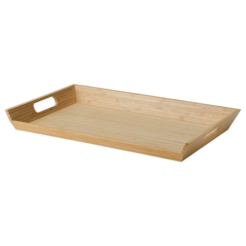 GRILLTIDER Tray, bamboo, 30x50 cm