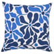 Option: GULLBERGSÖ Cushion cover, blue floral pattern/outdoor indoor, 50x50 cm