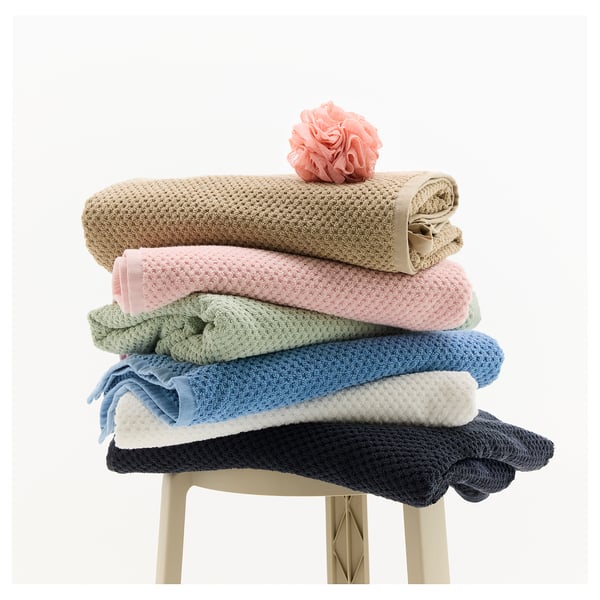 GULVIAL Bath sheet, dark grey-blue, 100x150 cm