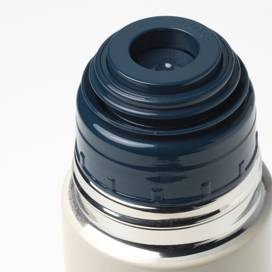 HÄLSA steel vacuum flask, beige, 0.5 l IKEA