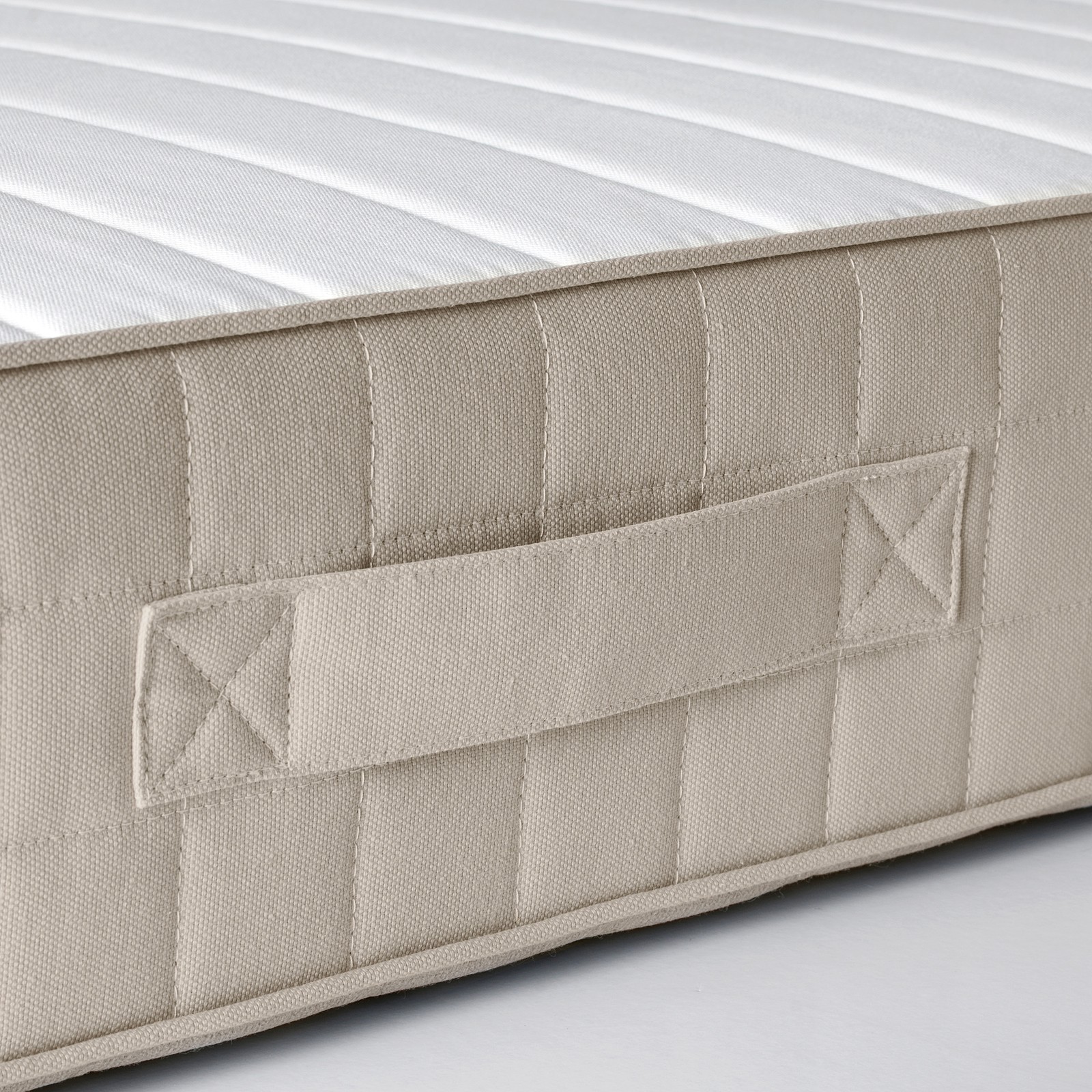 HAFSLO Sprung mattress - firm/beige - IKEA