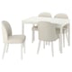 HAUGA / ROSENTORP Table and 4 chairs