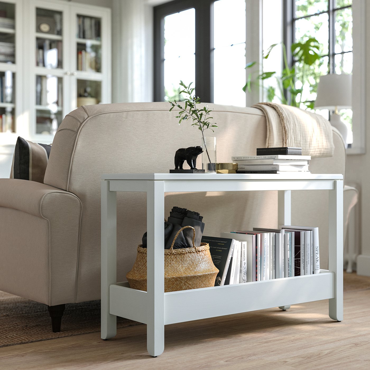 HAVSTA console table, white, 100x35x63 cm IKEA