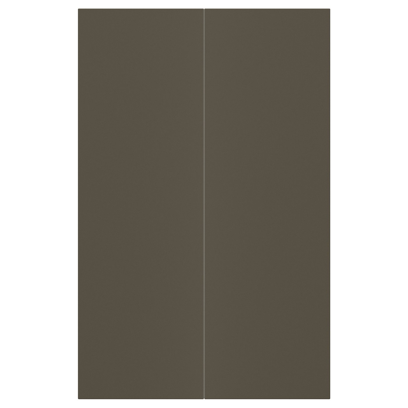 IKEA HAVSTORP Door 25x80 cm Brown-beige 2-pack (corner base)