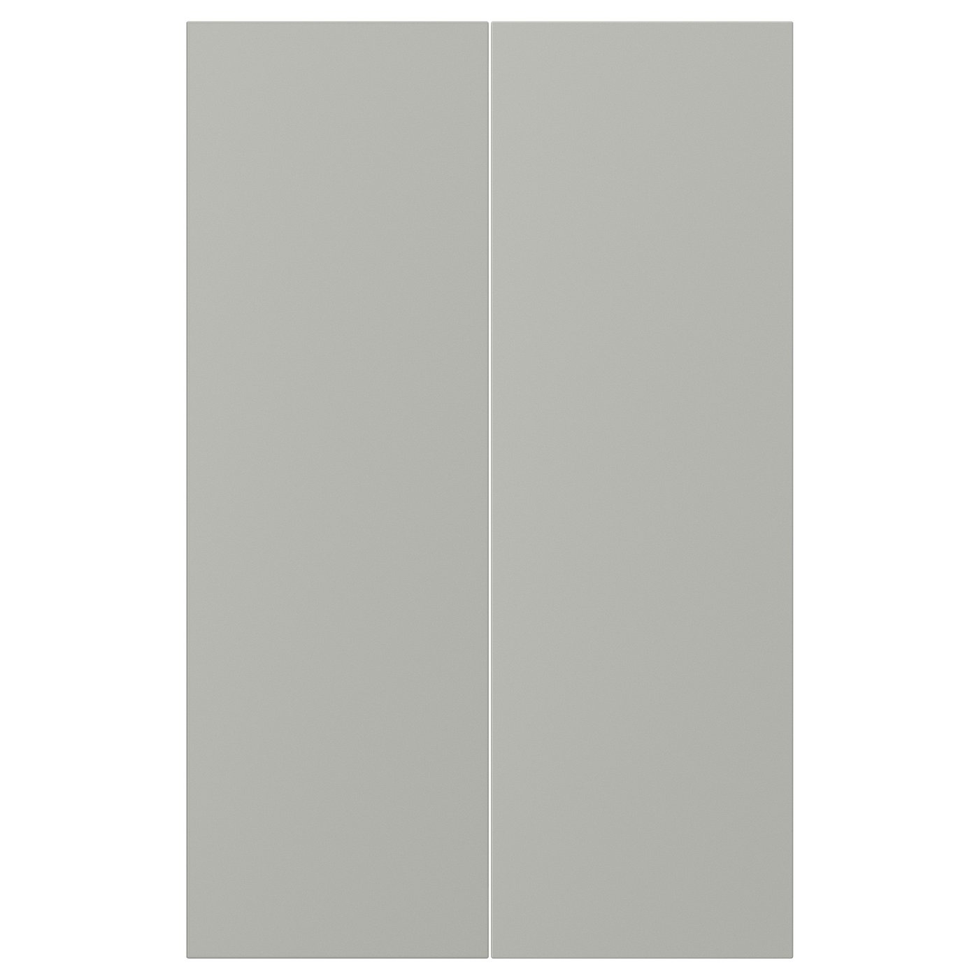 IKEA HAVSTORP Door 25x80 cm light grey 2-pack (corner base)