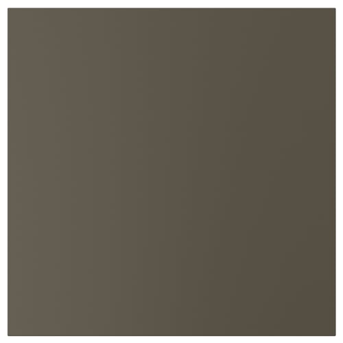 A HAVSTORP drawer unit in dark brown/beige. It clean, straight lines and a smooth surface made from acrylic paint and fibreboard.