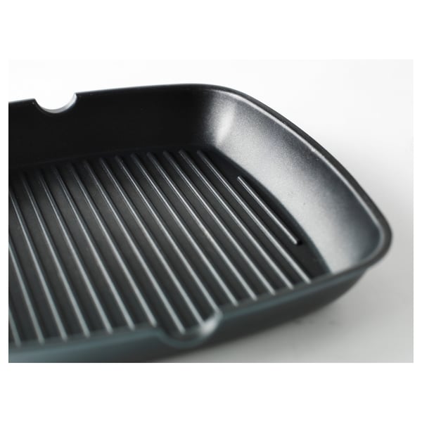 HEMLAGAD grill pan, black, 28x28 cm IKEA