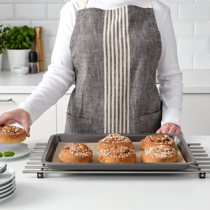 HEMMABAK baking tin, grey, 40x30 cm IKEA