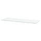 Option: HEMNES Glass top, transparent, 108x50 cm