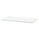 Option: HEMNES Glass top, transparent, 54x38 cm