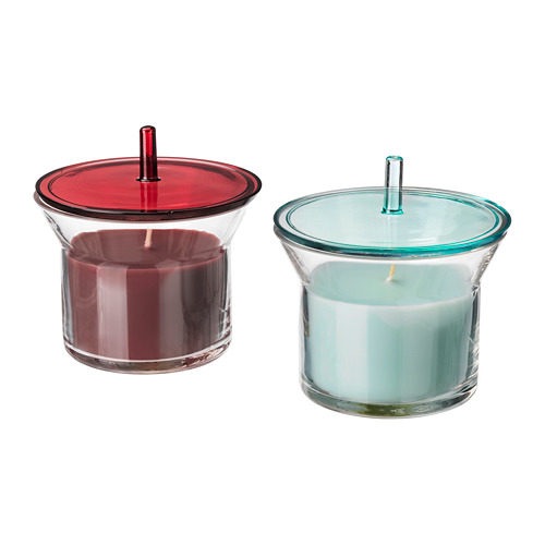 HJÄRTELIG Scented candle in glass IKEA