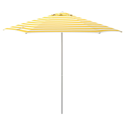HÖGÖN Parasol, off-white bright yellow/striped, 270 cm